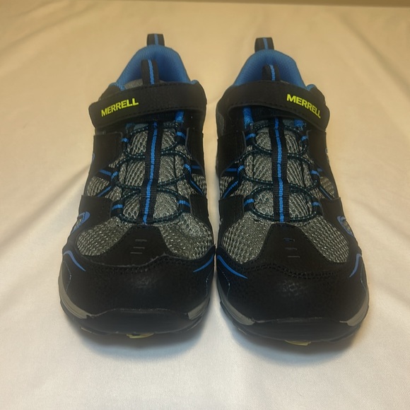 Like New Merrell Chaser Trail Hiking Hook/Loop Shoes 7M Kid’s Unisex - Picture 12 of 14